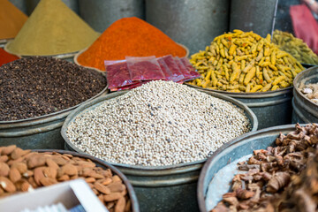 Spices and herbs for sale in Morocco