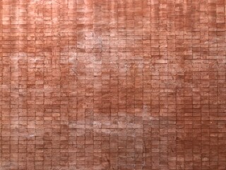 Old vintage retro style red bricks wall background and texture.