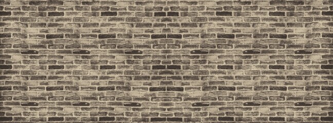 Vintage retro style bricks wall for brick background and texture.	