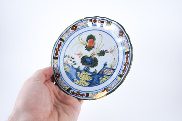 Italian vintage pottery restored with real gold Kintsugi technique. Kintsugi, the beauty of...