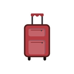travel bag icon vector illustration design