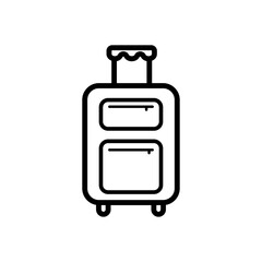 travel bag icon vector illustration design