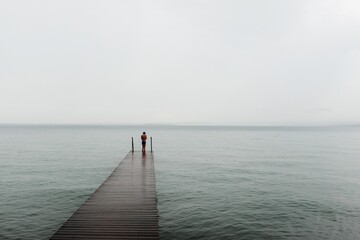 Boy on Pier