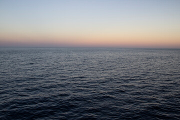 Beautiful and Calm sunset in the Hurghada in Egypt. Painting Sea sunset.