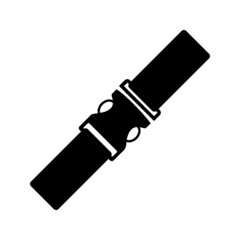 buckle icon. backpack buckle vector. vector illustration on white background