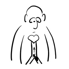 Floating blood clot in a vein