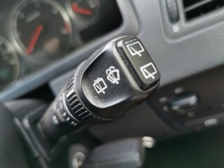 Car windscreen washers controls