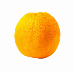 Ripe fresh orange citrus isolated isolated on a white background clipping path