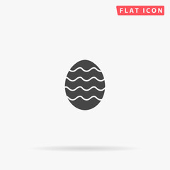 Easter Egg flat vector icon