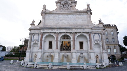The Fontana dell'Acqua Paola also known as Il Fontanone, Rome, Italy.