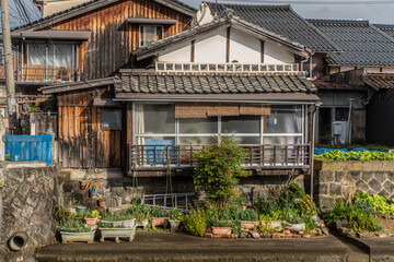 Old house in 	San-in region of western Japan