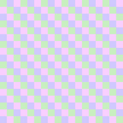 Abstract texture, color combination, pixel effect. Squares in different colors, variety of shades and nuances. Suitable for backgrounds and printing. Purple violet pink light green fresh retro gamma.