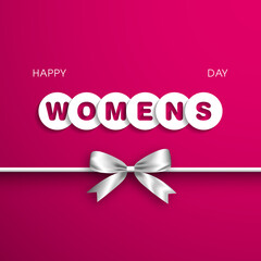 Illustration of International women's day,eighth of march.