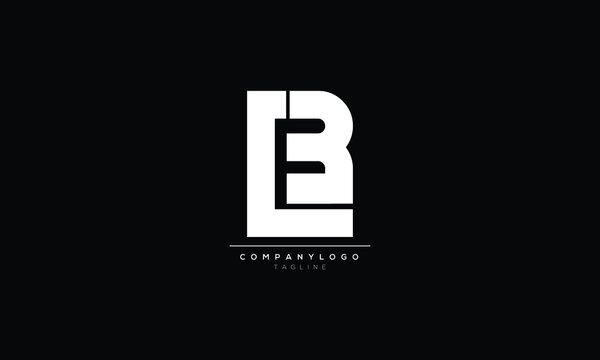 lbf blf Abstract initial monogram letter alphabet logo design