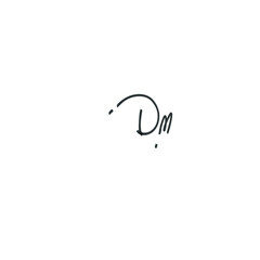 DM Initial Isolated Logo for Identity