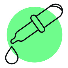 Dropper vector flat icon vector