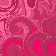 pink red color psychedelic fluid art abstract background concept design vector illustration