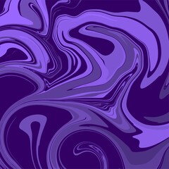 purple color psychedelic fluid art abstract background concept design vector illustration