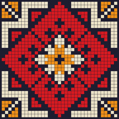 Romanian traditional pattern 187