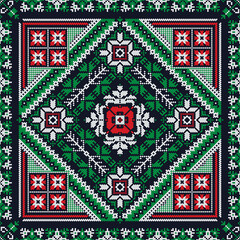 Romanian traditional pattern 206