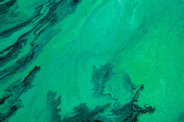 Large watercolor paint strokes on canvas. Simple modern art drawing. Multicolored background in oil painting style. Energy of bright colors. Hand made acrylic abstraction. Surreal impressionism print.