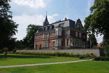 Fototapeta na wymiar Schloss Prillwitz am Lieps in Mecklenburg-Vorpommern