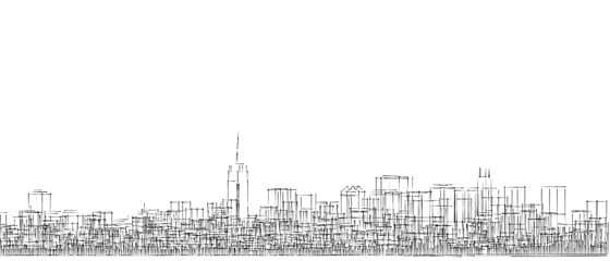 Fototapeta na wymiar city ​​industrial landscape 3d illustration
