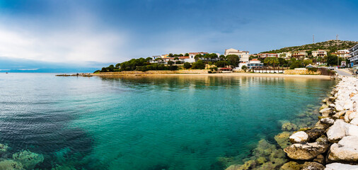 Tekke Beach view in Cesme Town of Izmir Province