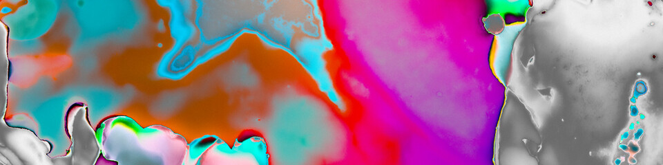 Splashing Composition.  Grunge Multicolor