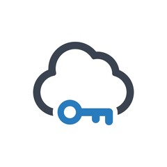 Key cloud icon
