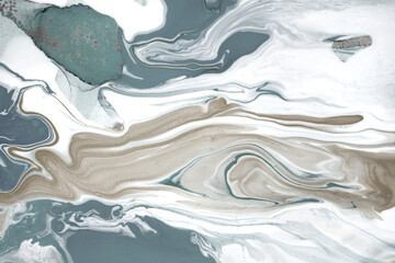 Agate ripple imitation texture. Grey marble background.