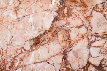 Natural pink marble texture background, stained