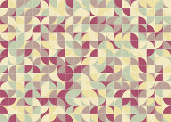 Abstract Geometric Pattern generative computational art illustration