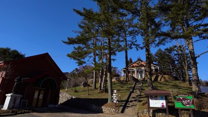 Wonju, South Korea - Dec 2020 : Yongsomak Catholic Church, the third church to be established in Gangwon-do Province, Wonju, South Korea