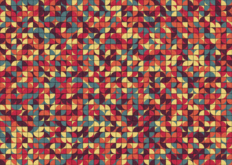 Abstract Geometric Pattern generative computational art illustration