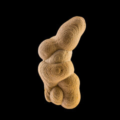 Curvy concretion