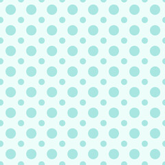 Fototapeta na wymiar This is a seamless pattern of polka dots on a blue background.