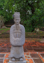 sculpture on the Khai Dinh Royal Tomb in Hue, Vietnam © Emoji Smileys People