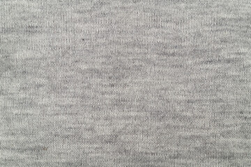 grey knitted fabric background copy space