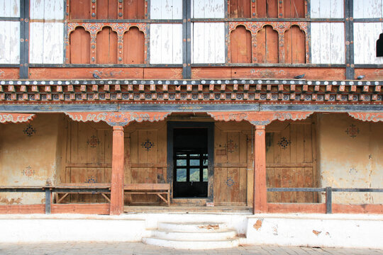 Fortress (dzong) In Wangdue Phodrang (bhutan)
