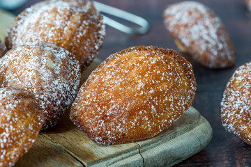 Traditional Madeleines cakes