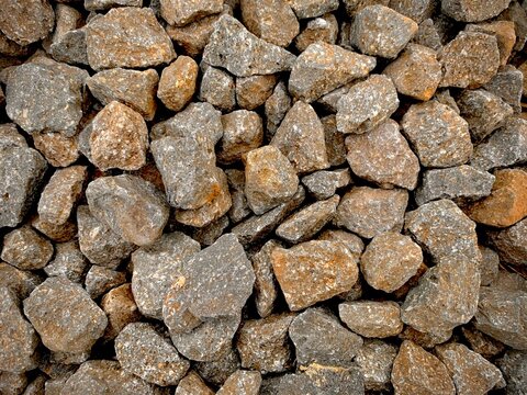 Gravel rocks close up view as a background