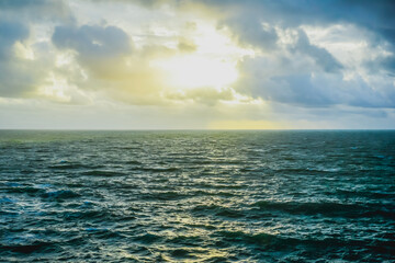 Fototapeta premium Indian Ocean coast in the south of Java island in Indonesia