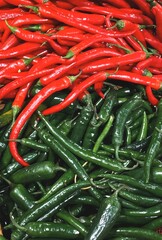 spicy chili peppers for food patterns