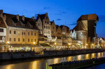 Fototapeta premium View of the historic part of Gdansk, Poland