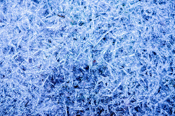 Abstract background natural rime or ice