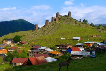 Omalo Tuschetien Georgien