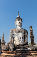 Obraz premium Bouddha du parc historique de Sukhothaï, Thaïlande