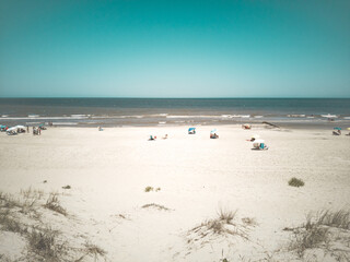 Beach and sea in the morning
