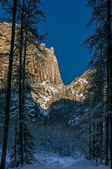 mountains of the small Italian Yosemite